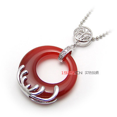 玛瑙圈银坠 韩国饰品批发的精致选择