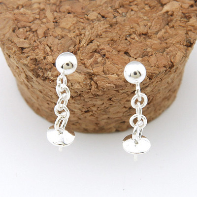 时尚焦点 692552泰银3mm圆珠铆钉耳钉——韩国饰品批发新风尚